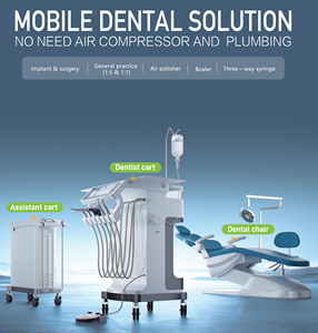 Ensemble complet <span class=keywords><strong>de</strong></span> matériel dentaire mobile avec <span class=keywords><strong>3</strong></span> composants essentiels, configuration dentaire mobile complète - Product Image 6
