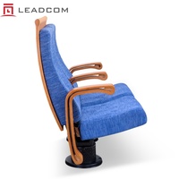 Chaise de théâtre ergonomique pliable LEADCOM LS-18608 pour auditorium commercial européen, salle de concert, projet scolaire