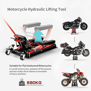 Hot Sale Portable Motorcycle Jack Lifting 1500lbs Hydraulic Motorcycle ATV Lifting Jack <strong>Motor</strong> <strong>Vehicle</strong> Lifting <strong>Tool</strong> - Product Image 6