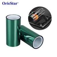 Rollo de Material Protector de Pantalla con Bloqueo de Luz Azul Verde, Película Óptica PET para Pantallas Móviles, Directo de Fábrica