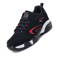 Chaussures décontractées robustes en synthétique pour hommes, avec semelle intermédiaire amortissante, idéales pour la marche, la course, le tennis et les sports de plein air