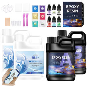INTODIY Epoxy <strong>Resin</strong> 500/1000ml 1:1 AB <strong>Resin</strong> Epoxy Glue High Adhesive Hardener Crystal Glue Jewelry Making Transparent Mixed - Product Image 3