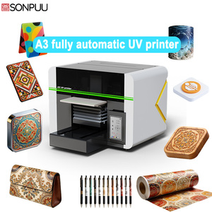 Impresora UV LED de Cama Plana Multifuncional <span class=keywords><strong>A3</strong></span>, Nueva Tecnología A4, Flexible para Tarjetas, Fundas de Teléfono, Bolígrafos, Bolsas, Botellas, Llaveros Metálicos - Product Image 1