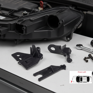 แถบซ่อมไฟหน้า (3ชิ้น) เหลือไว้สำหรับใช้กับ260603442R Renault Clio-4 OEM - Product Image 3