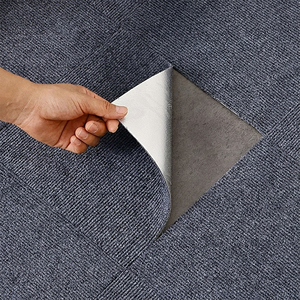 Dalles de sol en <span class=keywords><strong>vinyle</strong></span> auto-adhésives insonorisantes en polyester pour la maison, la chambre, le salon, l'école, le bureau avec design graphique - Product Image 3