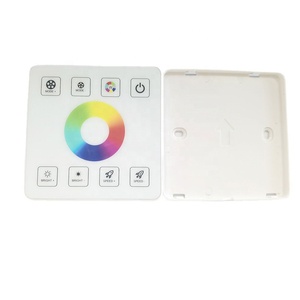 Nhà Máy Giá 2.4 Gam RF RGB rgbwc (RGB + CCT) LED <span class=keywords><strong>Strip</strong></span> điều khiển DC5V 12V 24V 86 cảm ứng đầy đủ bảng điều chỉnh chuyển đổi <span class=keywords><strong>Dimmer</strong></span> cho thanh ánh sáng nhà - Product Image 5