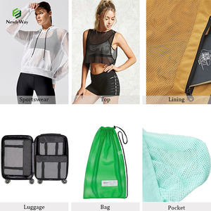 Dệt Vàng Nhà Cung Cấp 100% <span class=keywords><strong>Polyester</strong></span> Dty Warp Đan Dây Giày Lưới Vải Cho Thể Thao Lót Túi - Product Image 6