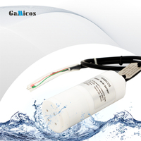 Capteur de niveau d'acide submersible IP68 pour la surveillance des réservoirs de stockage chimiques, portée 0-50m, transmetteur de niveau de liquide anticorrosion en PTFE