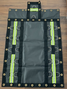 <strong>Hi</strong>-<strong>Vis</strong> Reflective-Stripe Anti-UV Waterproof Windproof 20'x18' PVC Mesh Steel Tarp Lightweight Tear-Resistant Cover for - Product Image 2