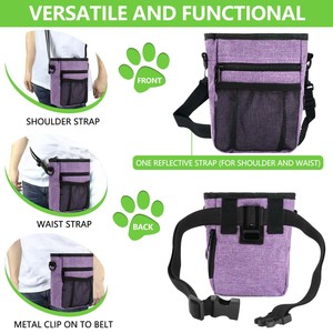 Free sample Reusable Silicone <b>Dog</b> Treat <b>Pouch</b> with Clip Portable Pet Snack Bag for Outdoor <b>Training</b> Hiking Walking Activities - Product Image 5