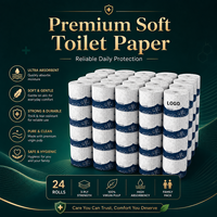 Papier toilette commercial très demandé pour salles de bain publiques et centres commerciaux – Vente en gros en vrac – Petits rouleaux de papier toilette