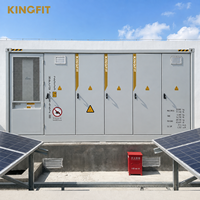 Contenedor BESS de 600 kWh de Alta Tensión Trifásico IP54 Híbrido Conectado a la Red con LiFePO4 para Sitios Industriales y Comerciales, Refrigerado por Líquido