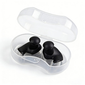 Juego de tapones para los oídos para natación profesional, resistentes al agua, de silicona, para adultos y niños, para natación y deportes acuáticos - Product Image 1