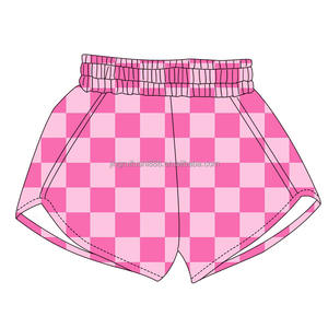 Shorts pour bébés et enfants de 0 à 16 <span class=keywords><strong>ans</strong></span>, imprimés assortis, en tissu de soie de lait, taille haute, shorts décontractés pour filles - Product Image 5