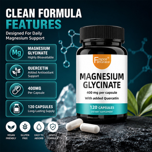 Capsule di Glicinato di Magnesio 400mg con Etichetta Personalizzata, Integratore Vitaminico <span class=keywords><strong>per</strong></span> un Sonno di Qualità <span class=keywords><strong>per</strong></span> Adulti - Product Image 3