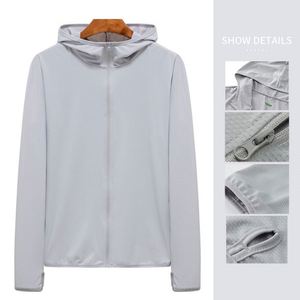 Veste légère et respirante à capuche, protection solaire intégrale, unisexe, pour course à pied, camping, randonnée, anti-UV, manteau fin, séchage rapide pour l'extérieur - Product Image 2