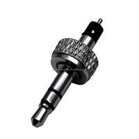 Prise audio TRS 3,5 mm 3 pôles avec grand anneau métallique