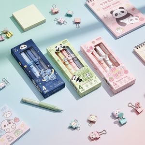 ปากกาเจลแบบดึงลงได้สำหรับนักเรียนชั้นประถมศึกษา ไส้เปลี่ยนได้ เขียนลื่น แห้งเร็ว ใช้ได้ทั้งที่สำนักงานและที่บ้าน - Product Image 1