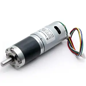 FAPG36-555-EN 12V 24V OD 36mm planetary(epicyclic) geared mini PMDC dc electric motor with magnetic encoder from China supplier