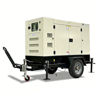 Hocheffizienter Energiesparender Reinkupfer Bürstenloser Dieselgenerator 80 kW 100 KVA Dreiphasig Wassergekühlt Geräuscharmes Aggregat