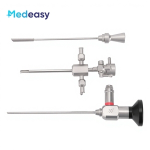 Medeasy 2.7x110mm <span class=keywords><strong>Endoscope</strong></span> ORL rigide Otoscope Set <span class=keywords><strong>Endoscope</strong></span> auriculaire 30 degrés avec obturateur et gaine avec canal pour instruments - Product Image 2