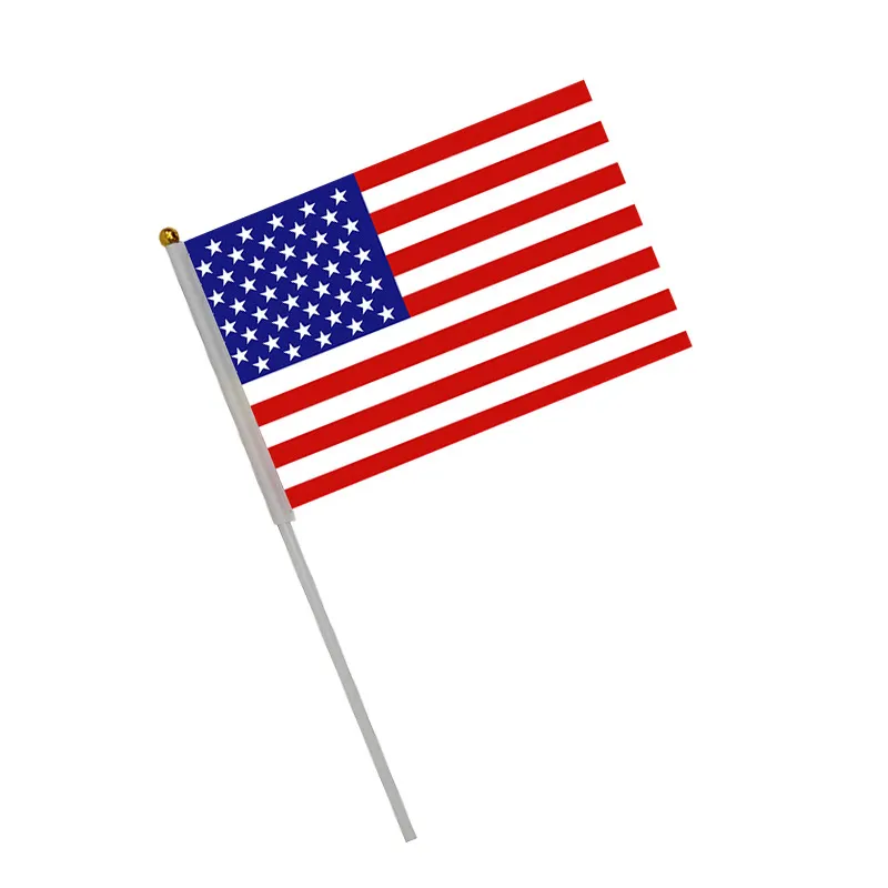 थोक सस्ता राष्ट्रीय विश्व, उत्सव ध्वज विज्ञापन अभियान परेड होल्डिंग ध्वज 14X21 चुनाव ध्वज/