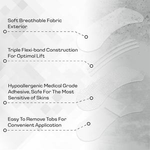Anthrive Extra Sterke 3 PET Neusstrips Hypoallergeen Ademend Neusstrips tegen Snurken Verbeterd Ademhaling Neusstrips voor Sport - Product Image 3