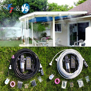 12V Low Pressure Water Atomization <strong>Spray</strong> System <strong>Set</strong>, Used for Garden Watering Irrigation, Balcony Cooling and Humidification - Product Image 3