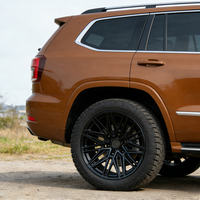 Jantes tout-terrain forgées noires sur mesure, robustes, de 15 à 24 pouces, multi-PCD, concaves profondes, pour pick-up et SUV tout-terrain