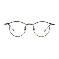 Lunettes unisexes en titane pur, monture ronde demi-cerclée, lunettes de lecture, anti-lumière bleue, légères, pour tous les jours