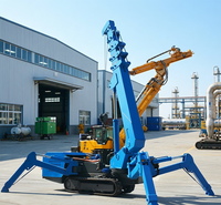 Mobiler Hydraulischer 18m Elektrostart-Spinnenkran mit 360° Drehfunktion für Innenlager-Hebearbeiten