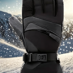 Gants chauffants rechargeables pour hommes Punchin Sports, imperméables, antidérapants, compatibles avec les écrans tactiles, pour le ski d'hiver - Product Image 2