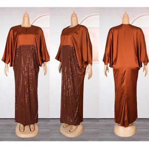 <span class=keywords><strong>H</strong></span> & D African Fashions <span class=keywords><strong>Vestidos</strong></span> Fo Robe Lentejuelas Ropa de <span class=keywords><strong>mujer</strong></span> de gran tamaño Vestido largo - Product Image 5