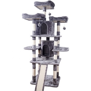 Großhandel Multi Level Cat Tree House & Kratz baum Heavy Duty mit Sisal Seil Cat Tower Column Climbing Tree - Product Image 2