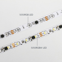 Bande lumineuse LED RGB WS2811 5V 5050, contrôle vocal et sonore, adressable, dimmable