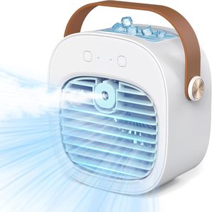 Ventilateur de bureau portable USB, mini-refroidisseur d'air à brume - Product Image 2