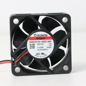 Sunon HA50151V4-1000C-A99ระบบไฟฟ้า50x50x15มม. 12VDC 20mA 0.42วัตต์3200รอบต่อนาทีตู้แบริ่ง7.7CFM พัดลมระบายความร้อนตามแนวแกนอินเวอร์เตอร์ - Product Image 1