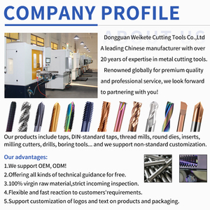 Vobo mesin pemotong logam JIS, alat pemotong ulir CNC presisi tinggi untuk tembaga dan aluminium - Product Image 3