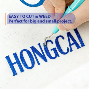 Rouleau de <span class=keywords><strong>vinyle</strong></span> thermocollant PU HTV 30CM*5M/11.81IN*16.4FT, <span class=keywords><strong>vinyle</strong></span> thermocollant pailleté pour <span class=keywords><strong>Cricut</strong></span> - Product Image 3