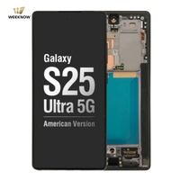 Écran de remplacement LCD OLED d'origine avec cadre pour téléphones mobiles S25 Ultra, S24 Plus, S23 FE, S22, S21, S20