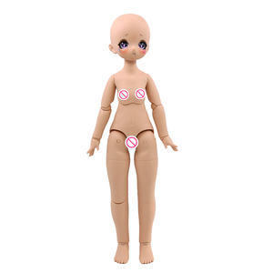 Muñeca BJD 1/4 para Cuerpo Articulado Desnudo, Muñeca BJD con Cabeza Abierta, Maquillaje BJD, Muñecas <span class=keywords><strong>de</strong></span> Piel Bronceada, Ojos Intercambiables DIY - Product Image 5