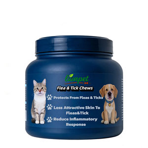 Friandises à mâcher souples pour chiens <span class=keywords><strong>et</strong></span> chats, marque privée, vermifuges, protège contre les puces <span class=keywords><strong>et</strong></span> les tiques, moins attirant pour les puces <span class=keywords><strong>et</strong></span> les tiques pour la peau. - Product Image 1