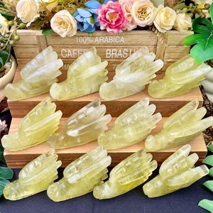 Cráneos de dragón de citrino de alta calidad al por mayor, cristal natural, artesanía, cráneos de dragón para decoración y regalo - Product Image 4