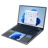 Ordinateur portable OEM neuf, pas cher, double écran 15,6 pouces + 7 pouces tactile, Intel N150, Face ID, pour la maison, l'école, le bureau, les affaires