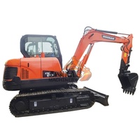Excavator Crawler Doosan DH DX60 6 Ton Bekas Tahun 2022, Bucket 0.22 M3, Mesin Yanmar 38 kW