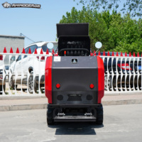 Vente d'usine Mini chargeuse sur chenilles Mini tombereaux hydrauliques chinois Mini tombereau de 800 kg