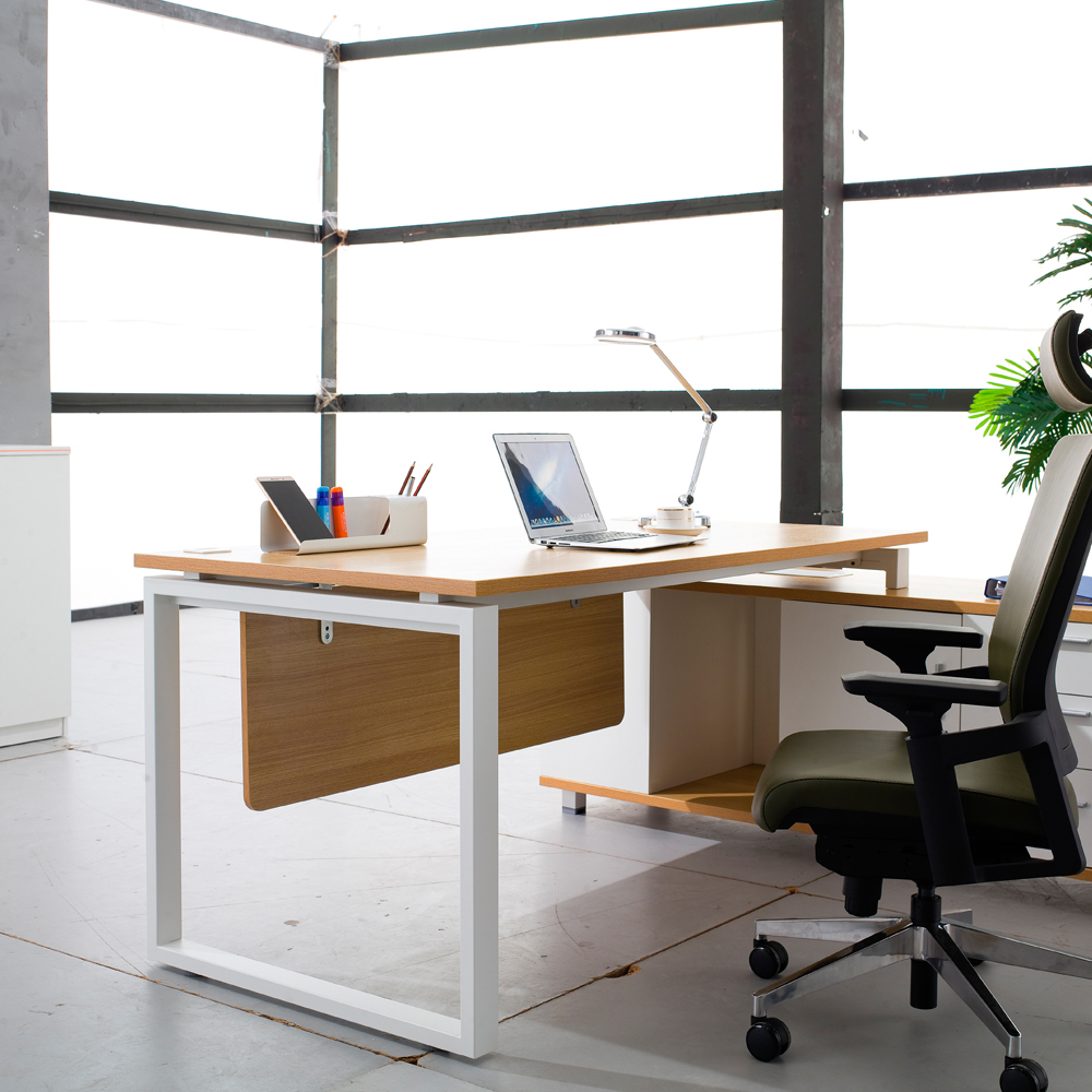 Durable table exécutive moderne de fournitures de bureau PDG poste de travail de bureau