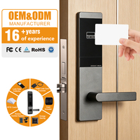 Nouvelle Arrivée 2026 Système de Verrouillage d'Hôtel Intelligent en Alliage d'Aluminium avec Carte RFID, Serrure de Porte Électronique à Poignée