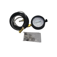 Probador de Presión de Combustible Universal para Automóviles TU-443, Kit de Manómetro para Bomba de Inyección de Gasolina y Diésel, 0-140 PSI
