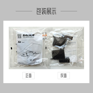 Ssalice hiện đại mềm đóng giấu bản lề kim loại khung cửa cho khách sạn nhà bếp phòng khách phòng ngủ ăn Nhà Văn phòng căn hộ - Product Image 4